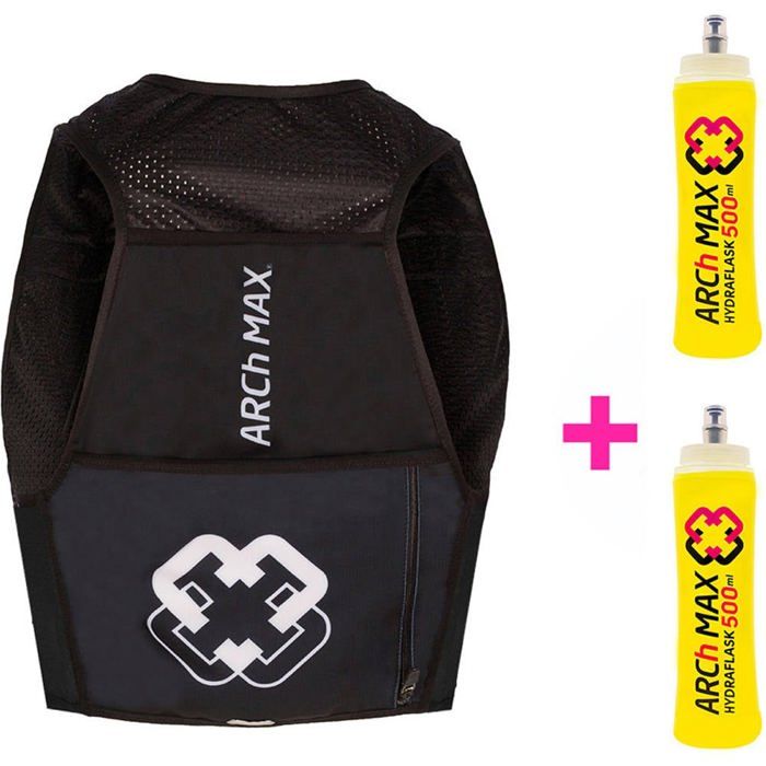 Arch Max ACCESORIOS RUNNING HYDRATION GILET- 6L + SF500ML Unisexe NEGRO Arch Max ACCESORIOS RUNNING HYDRATION GILET- 6L + SF500ML Unisexe NEGRO