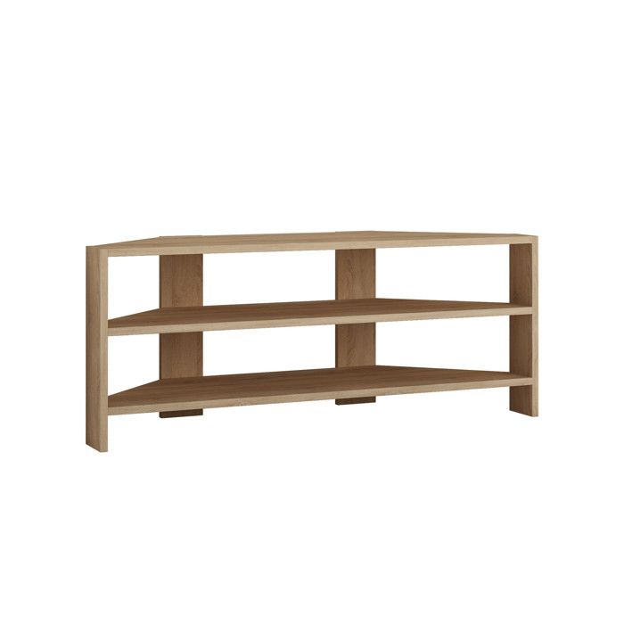 Meuble TV dangle en bois Thales - 114 x 36 x 45 cm - Beige Meuble TV dangle en bois Thales - 114 x 36 x 45 cm - Beige
