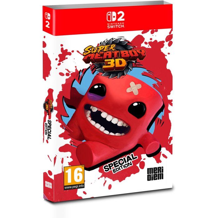 SUPER MEAT BOY 3D – Jeu Nintendo Switch 2 – Special Edition