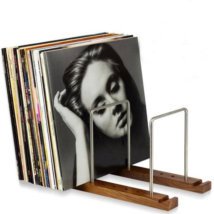 Étagère de rangement - Système de rangement pour disques vinyles - Systèmes de rangement pour CD/DVD - Étagère pour CD - Meuble
