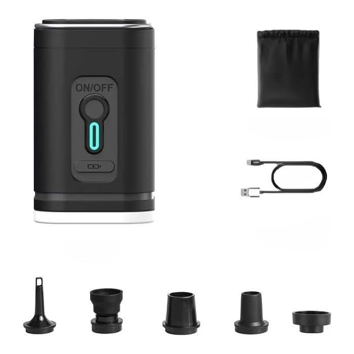 Mini Pompe Électrique - - Ultra-portable - Double Mode - Turbo Silent Motor GONFLEUR