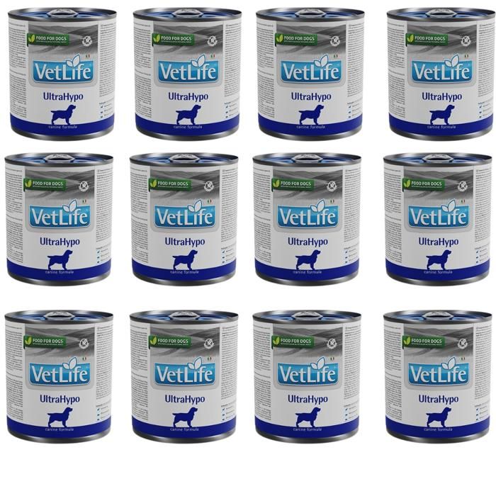 FARMINA Vet Life UltraHypo - aliment humide pour chiens - 12 x 300 g