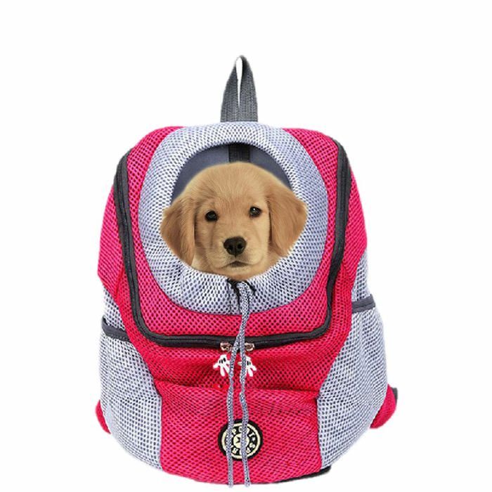 Sac à dos pour animaux de compagnie - GRANDSALEY - 45x36 - Mesh respirant - Fond imperméable amovible - Pour petits chats/chiens