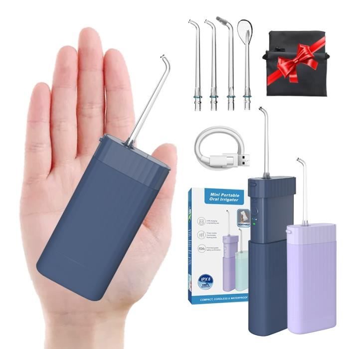 Kit Cure-dents En Acier Inoxydable - Outil De Nettoyage Buccal Portable Pour Voyage