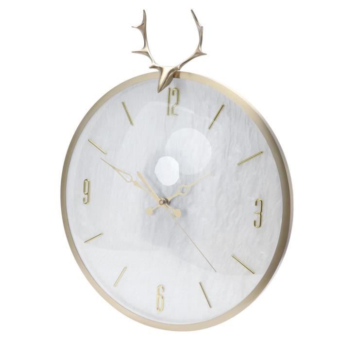 Horloge Murale Silencieuse En Forme De Dent Acrylique Miroir - Design Moderne Pour Chambre Ou Bureau - 27x25 Cm - 3