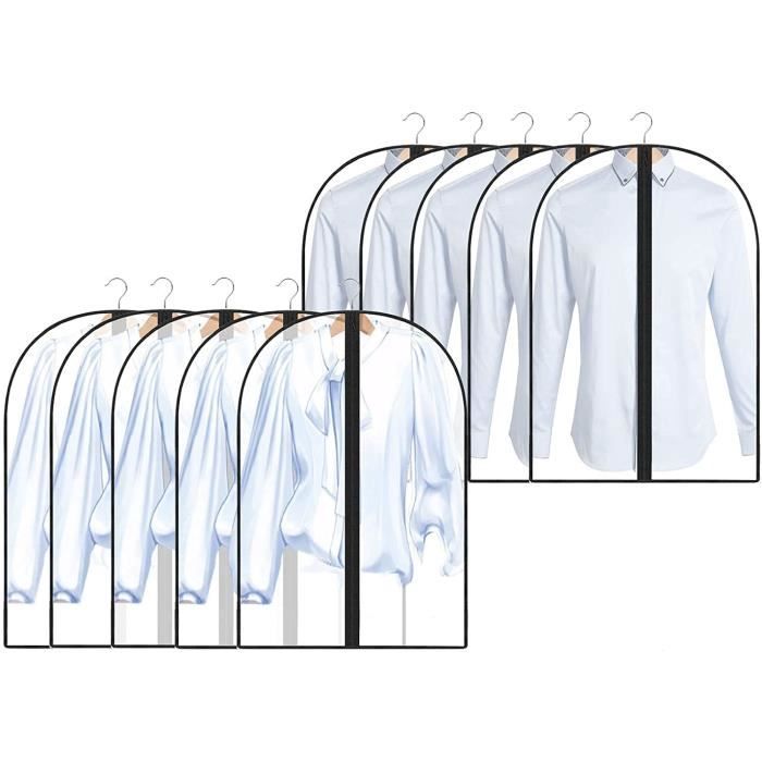 Housses de Vêtements Avec Zip Longues Anti Poussière Etanche Mite Humidité,  Housses de Protection Transparente - Jachete CI