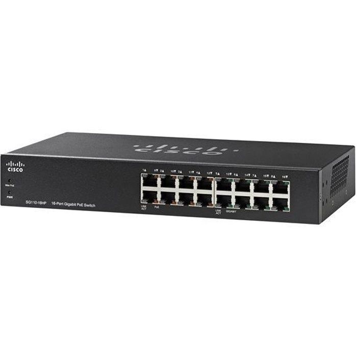 Cisco SG110-16HP-EU Reconditionné - Cisco reconditionné disponible sur Cdiscount Seconde Vie