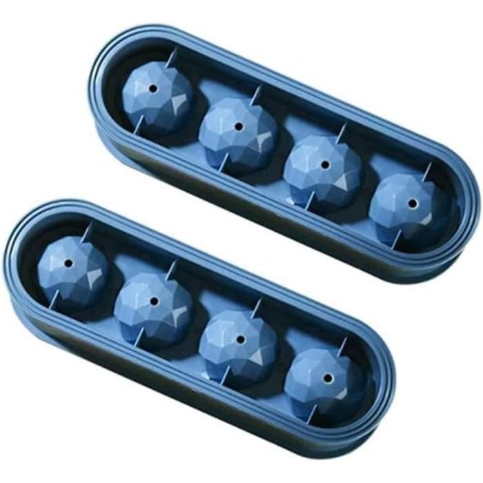 Bac à Glaçons Rond Avec Couvercle, Moule à Glaçons Rond Pour