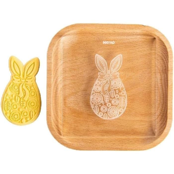 Moule à Biscuits En Bois 3D – Formes Animaux Mignons, Pour Cookies, Chocolat, Argile, Bougies…