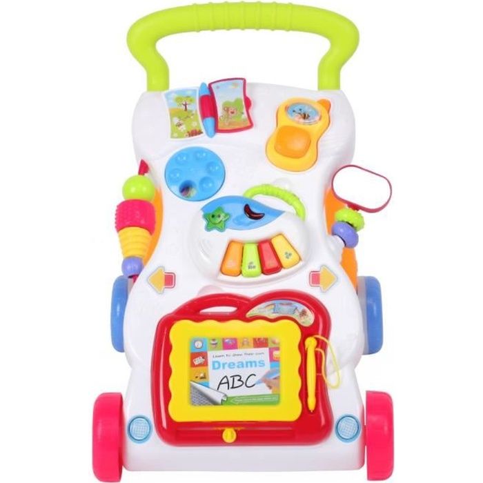 INGSHOP© Trotteur de Bébé Fille Garçon, Chariot de Marche de Bébé Jouet pour  Apprendre à Marcher avec Musique - Cdiscount Jeux - Jouets