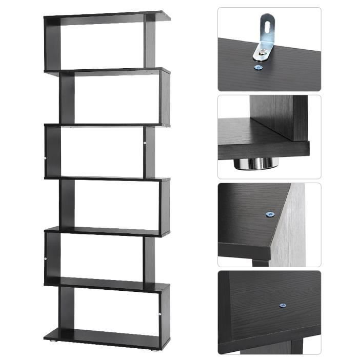 Etag/ère de Livre Meuble Rangement Couloir Color/é 48 X 24 X 69,5CM A Costway Biblioth/èque 3 Etag/ères Enfant