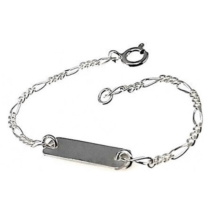 Gourmette Loi Sur La Chaine En Argent Pour Bebe 925m Alternatif Modele 3x1 Ab4413gr Enregistrement Inclus Dans Le Prix Achat Vente Bracelet Gourmette Gourmette Loi Argent 925m Argent Argente Cd