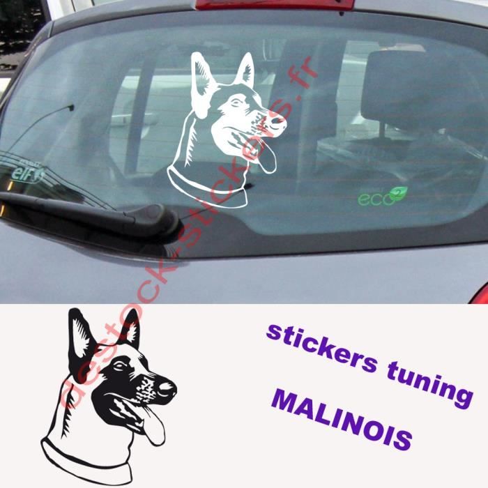 Stickers Autocollant Tuning Chien Malinois Cdiscount Maison