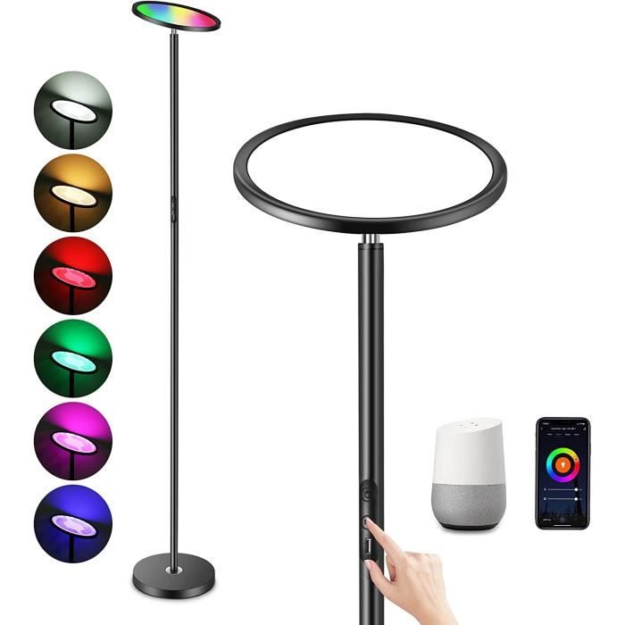 Lampadaire sur Pied LED Dimmable Lampe Minimaliste 140CM Lampe sur Pied