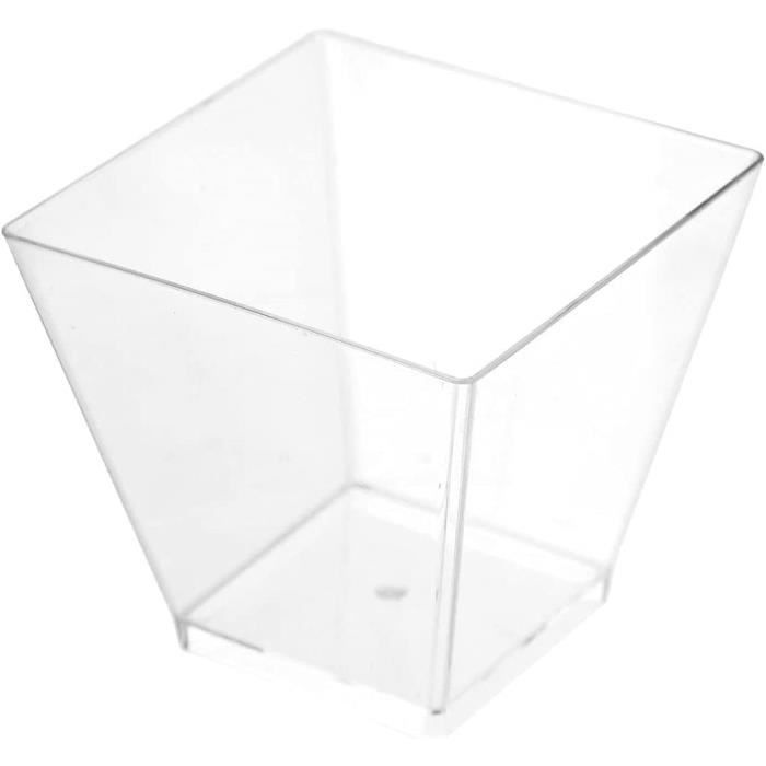 50 Boîtes Cadeaux Transparentes En Plastique - 5x5x5 Cm - Idéal Pour Mariages, Anniversaires, Petits Cadeaux Et Fêtes - 3