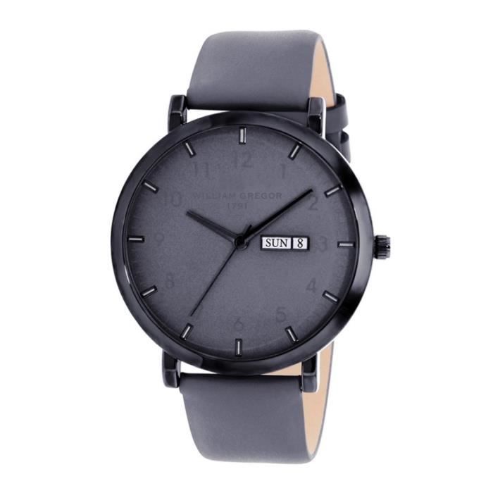 Montre WILLIAM GREGOR 1791 Mixte Gris BWG10031G 903 43mm