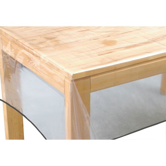 Nappe épaisse Mophorn, Protection De Table En PVC Transparent 96 X 42 Pouces, Nappe épaisse De 2