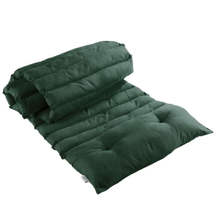 Matelas bain de soleil - 60 x 180 cm - Pacifique - Uni (Vert Kaki)