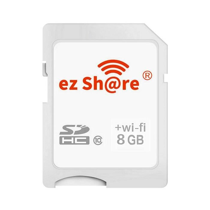 Gudoqi Carte Sd Wifi Sans Fil Carte Memoire Flash 8 Go Sdhc Classe