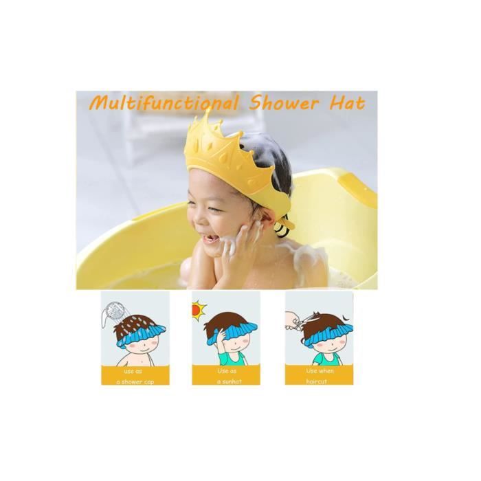 Bonnet De Douche Pour Enfant - Bonnet D'aide Au Lavage Des Cheveux Pour Enfant Bonnet De Douche Expedie En Couleur Aleatoire