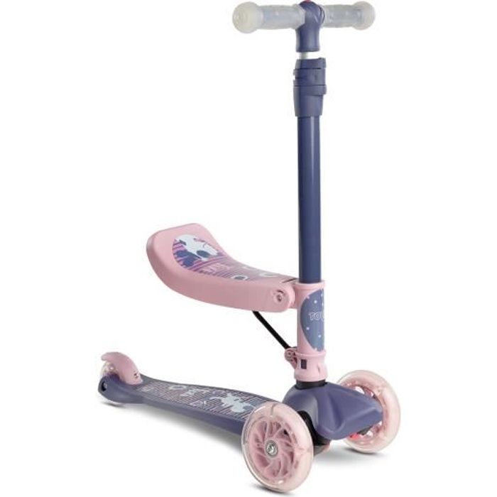 Pixi Trottinette 3 Roues Bebe Patinette Evolutive Trottinette Avec Siege Des 2 3 Ans Jusqu A 12 Ans 50kg Max Rose Rose Achat Vente Pixi Trottinette 3 Roues Cdiscount