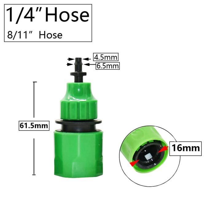 KIT COMPLET D'ARROSAGE,J  Connecteur Rapide Pour Tuyau D'arrosage De 32 20 16mm, 1 2 3 4 1 Pouce