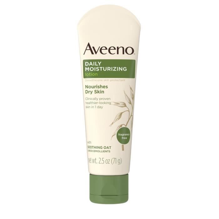 Aveeno Active Naturals Lotion Mositurisante Quotidienne à l'Avoine pour Peau Sèche, 71g Actif