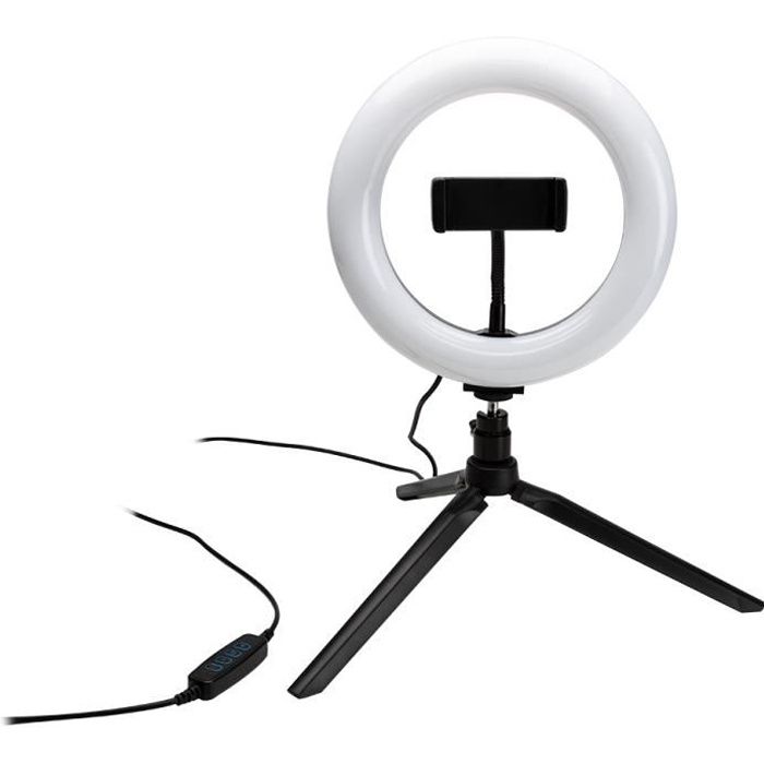 Kit pour Vlogging et Photographie avec Tripod et lampe LED grand format Bigben