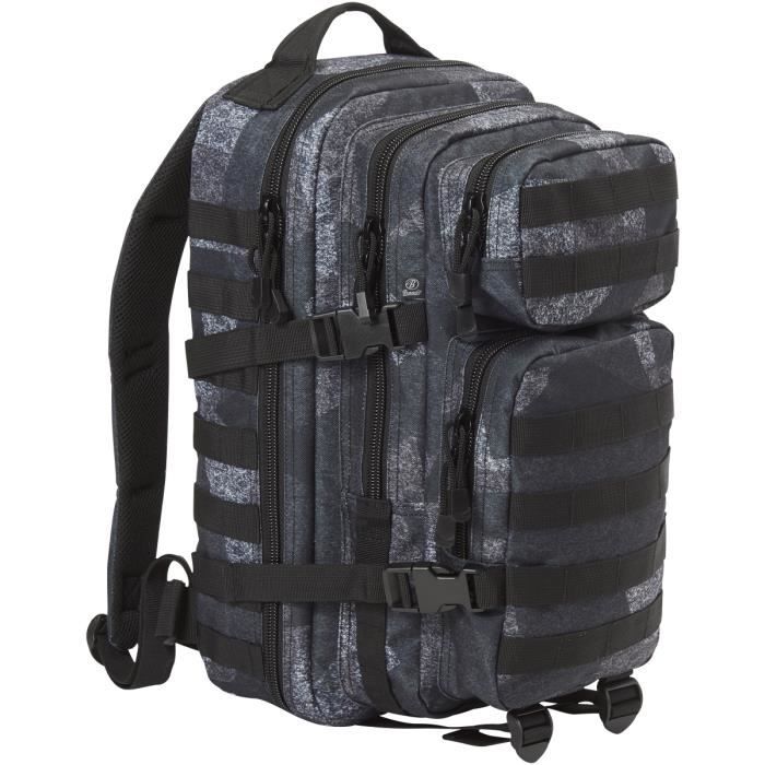 Brandit US Cooper Sac à Dos Moyen Night Camo Digital