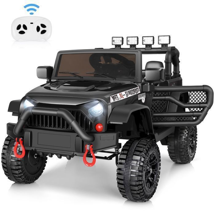 Voiture électrique Enfant 12V Avec Télécommande Parentale - 2 Portes, MP3, Pneus Larges - Sécurité Renforcée