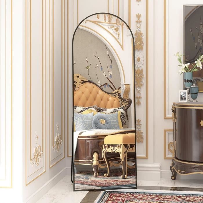 Cadre Miroir Rond En Pierre Sélénite Blanc 18" - Fait Main En Inde (sur Mesure)