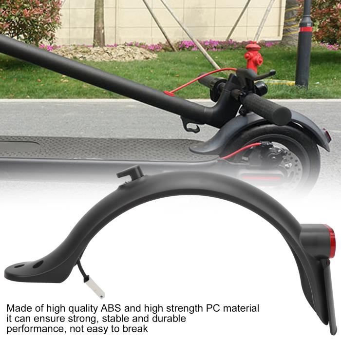 Garde-boue Arrière Pour Scooter électrique – 4 Trous, ABS, Noir, Anti-éclaboussures, Facile à Remplacer