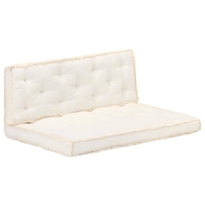 Ensemble 2 Gros Coussins Canapé 40x70 Cm DYNMC YOU Gris - Housse Coton OEKO-TEX Rembourrage Moyen