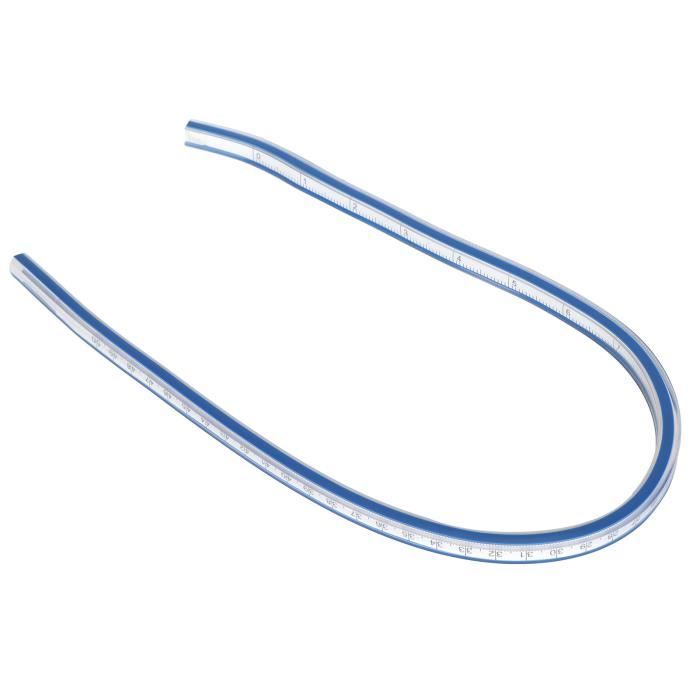 Règle Flexible De Courbe Pour Dessin, Couture, Bois - Plastique Souple, Graduée - Outil De Mesure Pour Formes Arrondies - 5