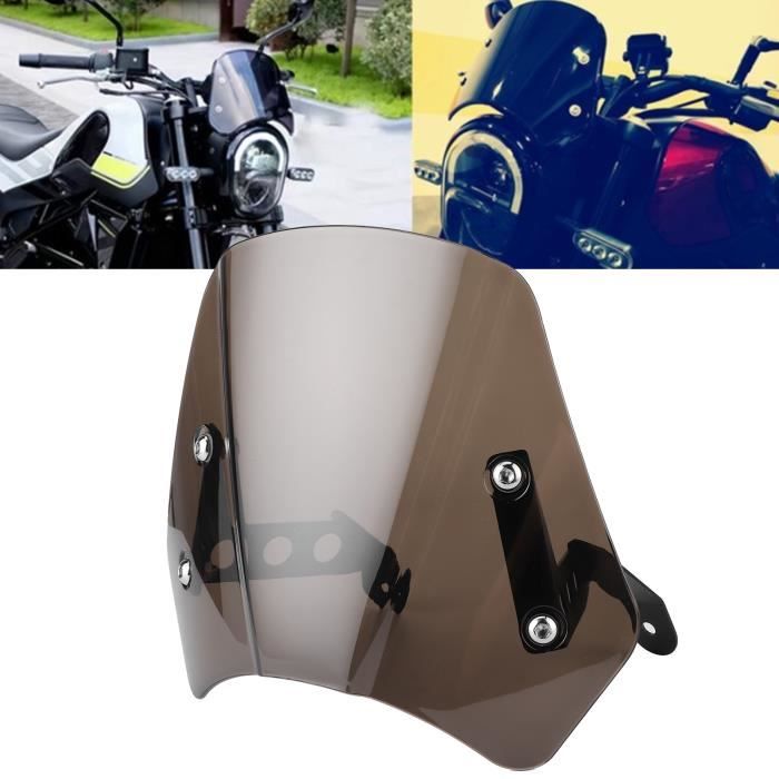 Pare-brise Moto Double Bulle Pour Kawasaki Ninja 650 EX650 ER-6F 2017-2019 - Noir Et Stylé