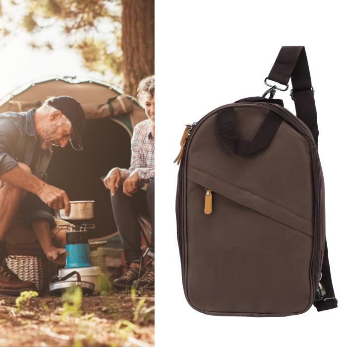 Transport Vaisselle Sécurisé Sac De Rangement Vaisselle Camping VGEBY - 13.7L Imperméable Doublure Douce - Pour Pique-nique Sac Protection Vaisselle