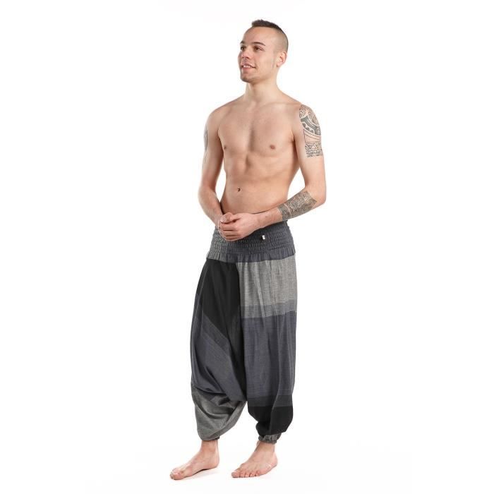 Sarouel Homme Femme élastique Mahabharat Coton - Neuf Avec étiquettes Tailles S à XXXL
