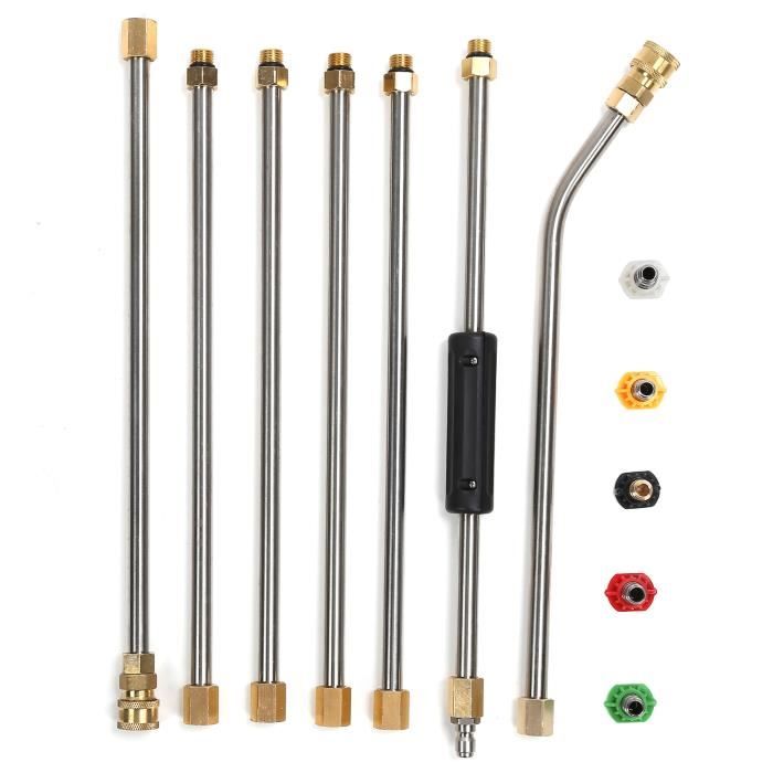 LAM-Buse De Pulvérisation De Buse De Laveuse à Pression 5 En 1 0 ° 25