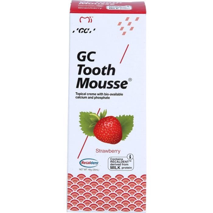 GC Tooth Mousse Erdbeere Creme, 40 g Dentifrice - Cdiscount Au