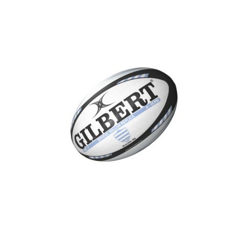 Gilbert Ballon de rugby Replica Racing 92 Taille 5 light blue Lot de 5