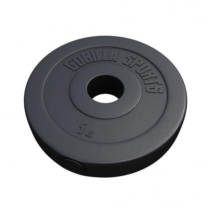 Paire De Poids Olympiques Vintage Weider International – 2,5 Kg (5,5 Lb) – Noirs