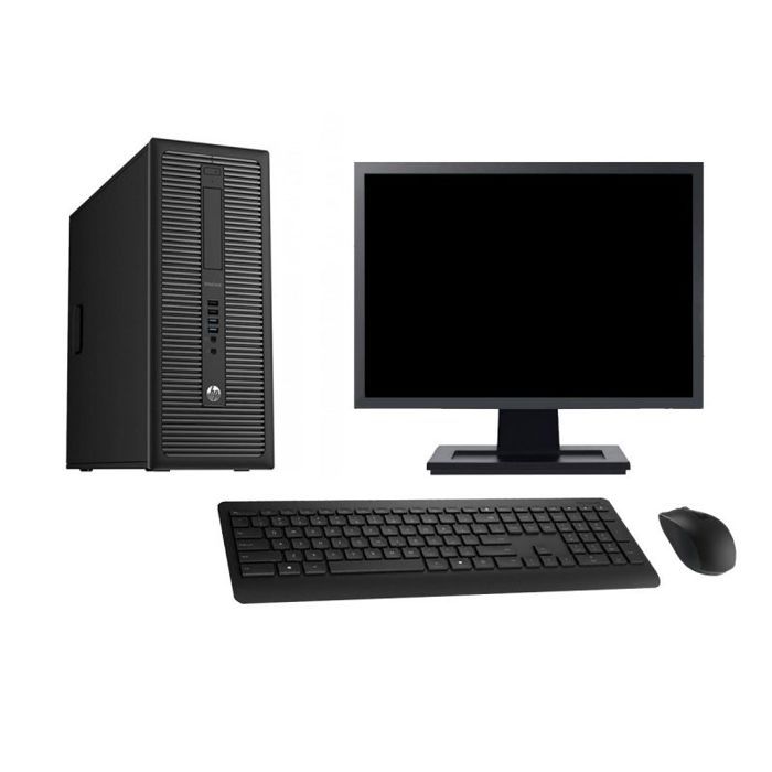 PC Tour HP EliteDesk 800 G2 Ecran 22 i5 6500 RAM 8Go SSD 480Go Windows 10 Wifi - vue 2