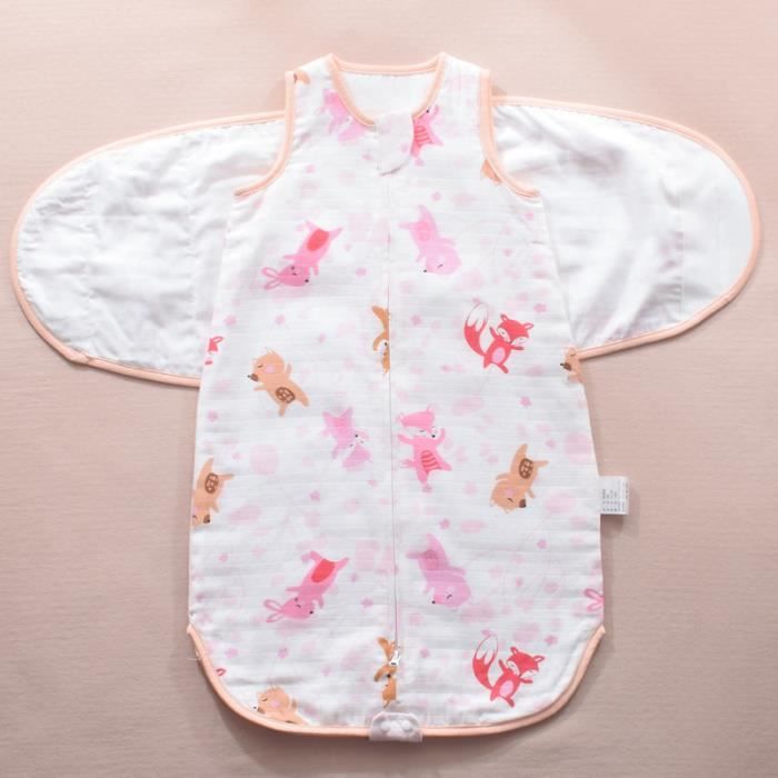 Sommeil Bebe Housse De Pyjama Bebe Coton Sac De Gigoteuse Couvertures Sans Manches En Coton Ete Pour Bebe Zip Securise 66 Rose Cdiscount Puericulture Eveil Bebe