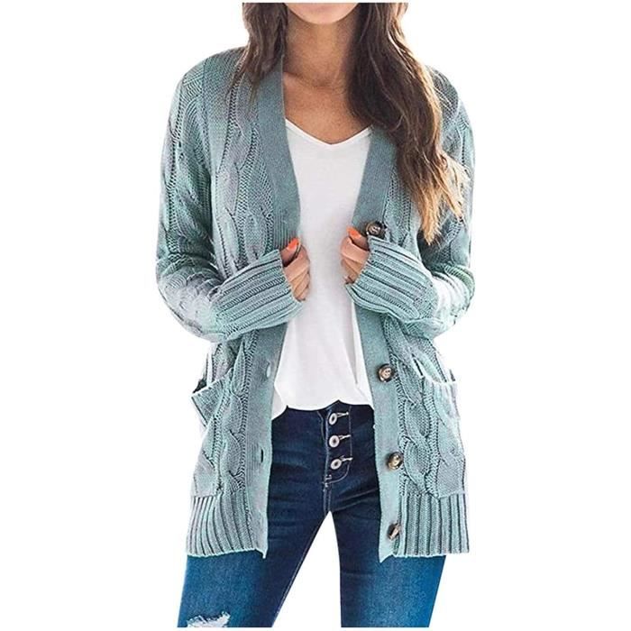 Gilet Cardigan D'hiver Imprimé Grec Noir Et Beige - Taille M, Polaire, Neuf Avec étiquettes