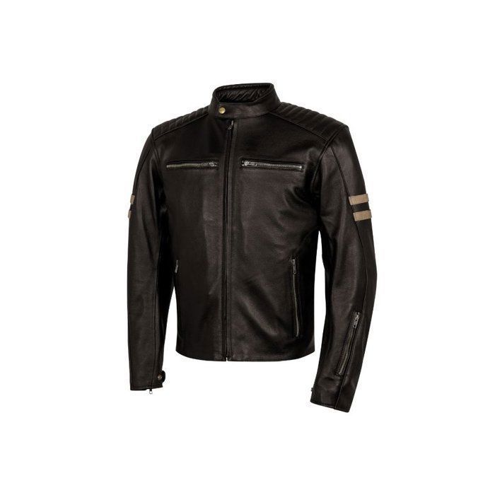 Blouson cuir moto vintage destockage best sale