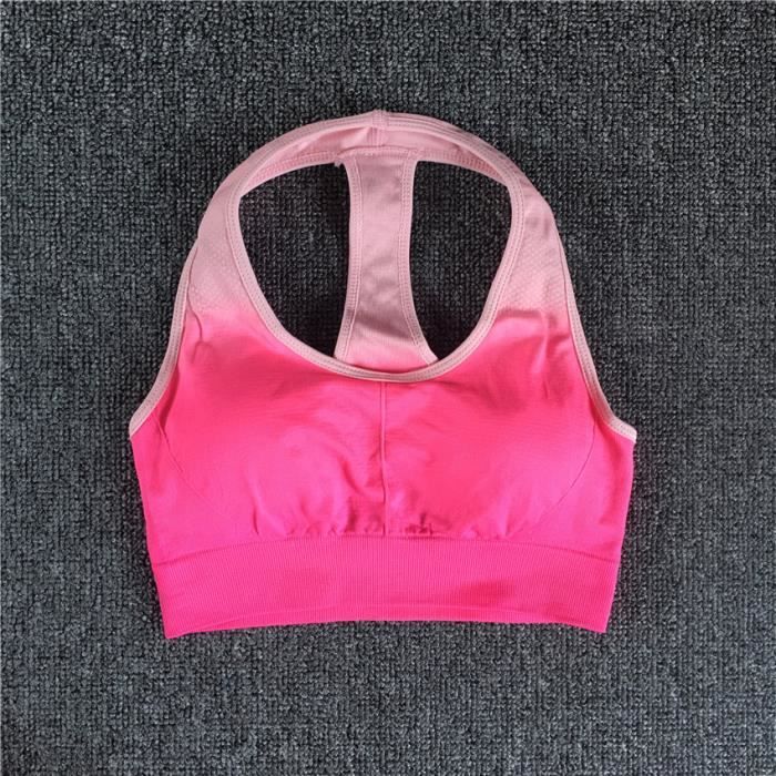 Tenue De Sport Femme PRS - Legging, Débardeur Et Crop Top Sans Coutures, Tissu Respirant - Pour Yoga, Pilates, Fitness