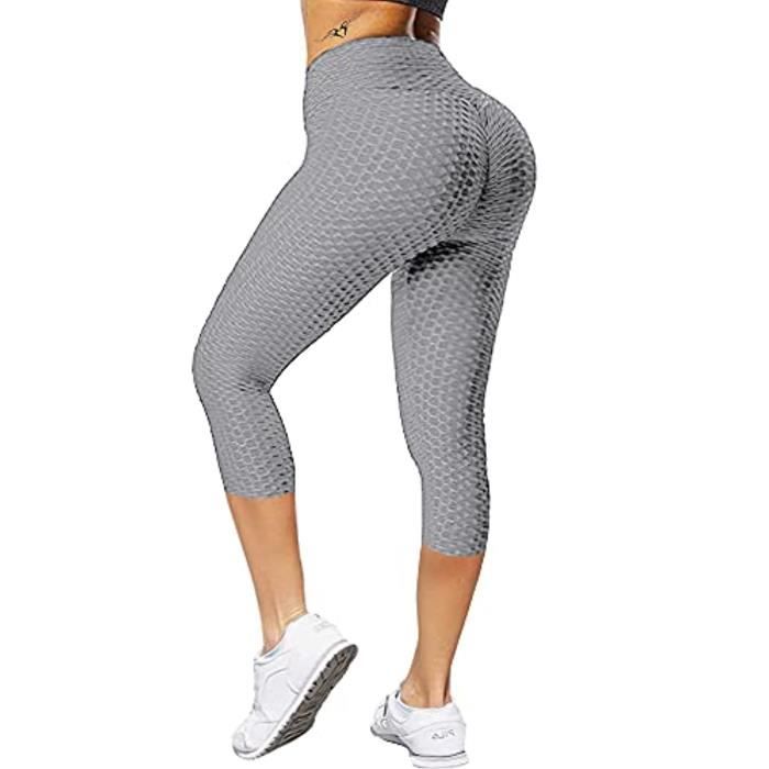 Vrouwen Naadloze Butt Leggings Workout Shorts Scrunch Booty Legging Hoge Taille Butt Lifting Workout Gym Yoga Korte Broek Yoga Shorts Vrouwen UK Maat, marineblauw, S