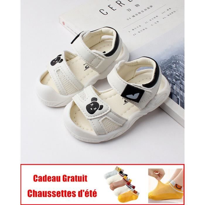 Chaussures Marche Bébé Flintronic Chaussures Bébé Antidérapantes - Chaussons Souples Semelle Caoutchouc 6-18 Mois Chaussures Bebe Premier Pas
