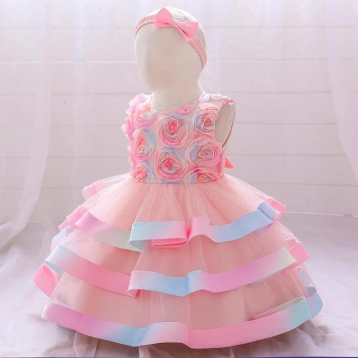 Gants Satin Princesse Pour Enfants – Nœud Et Fausses Perles – Longs 29 Cm – Accessoires De Cérémonie Et Spectacle