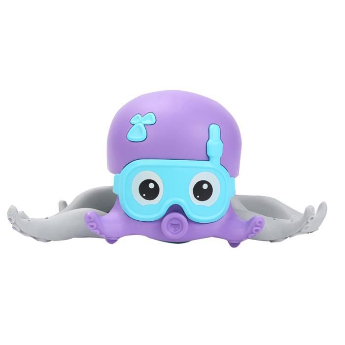 Poulpe De Bain Jouet Educatif Amphibie Amphibie Pieuvre Dessin Anime Flotte Pieuvre Jouet Avec Une Corde Pendant 3 Ans Bebe Cdiscount Puericulture Eveil Bebe